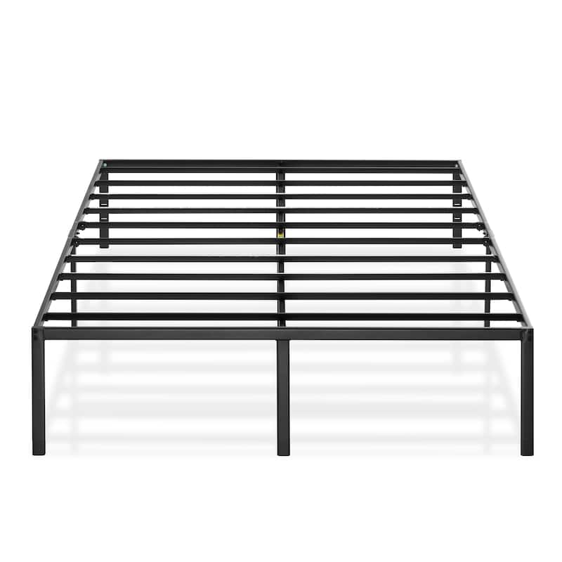 Metal 14-inch Platform Bed Frame By Crown Comfort