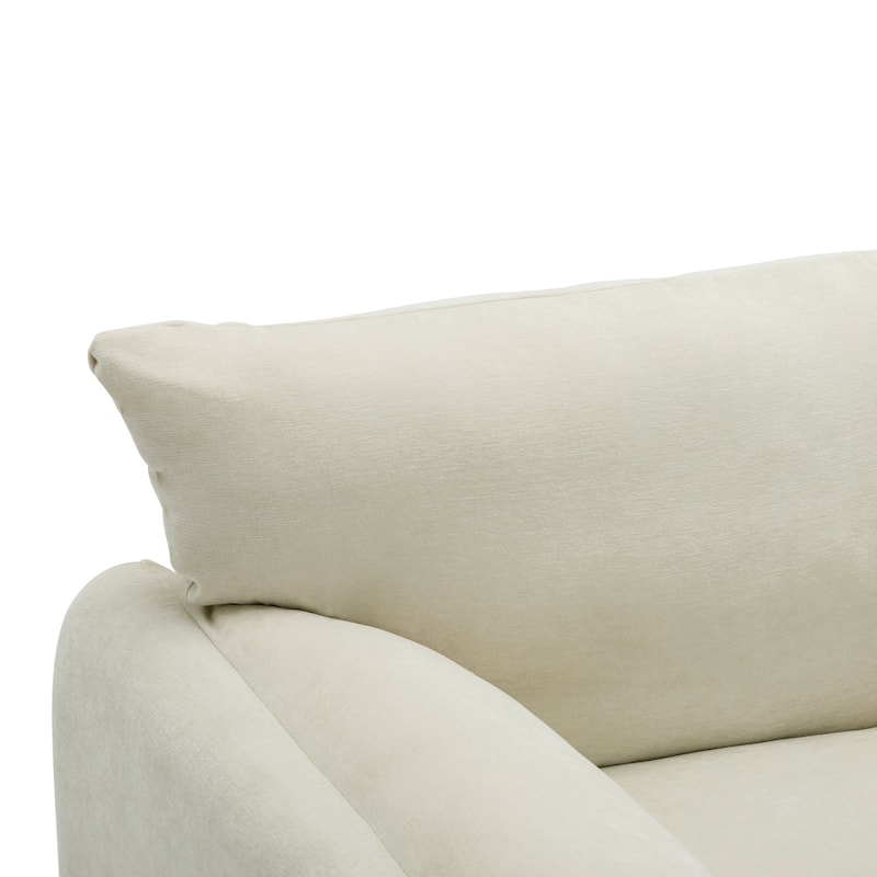 Modern Style Chenille Oversized Armchair Accent Chair Single Sofa Lounge Chair