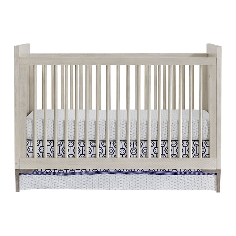 Beck 55" Wide Modern Cottage Crib, Willow Gray
