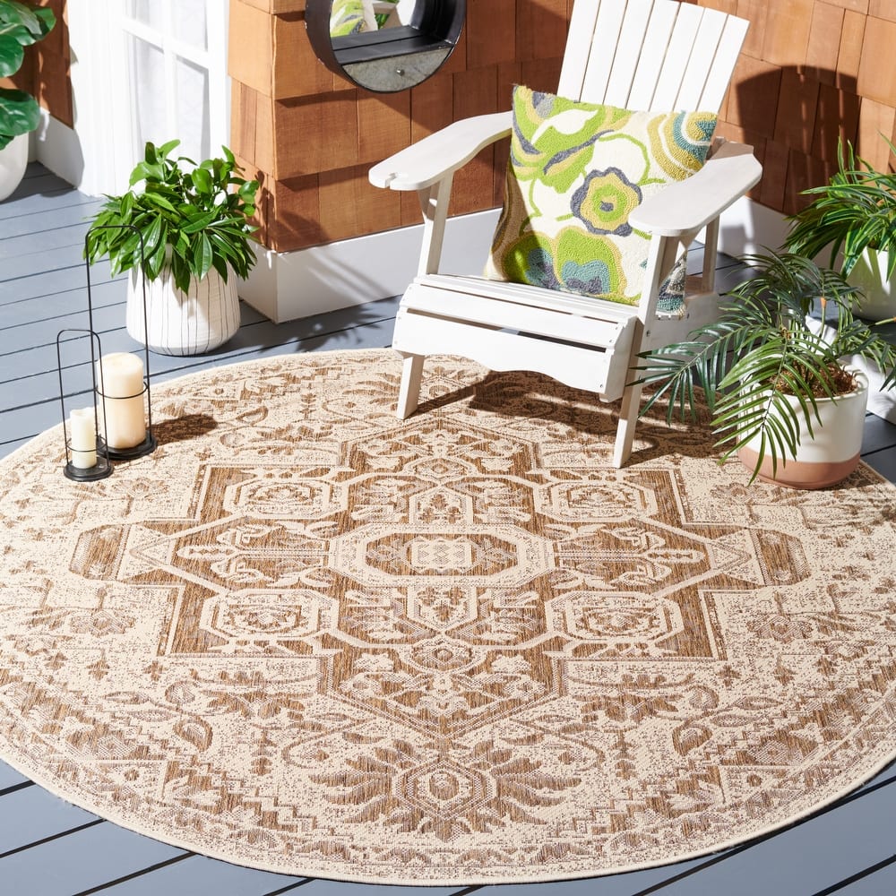 SAFAVIEH Beach House Caoimhe Indoor/ Outdoor Patio Backyard Rug