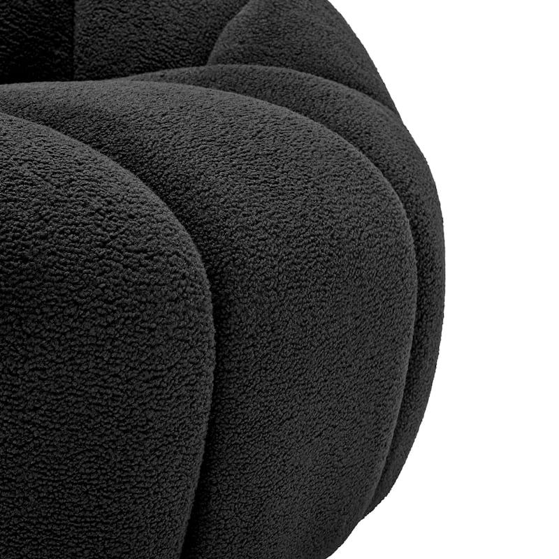 NPD Furniture Callista Boucle Swivel Accent Chair