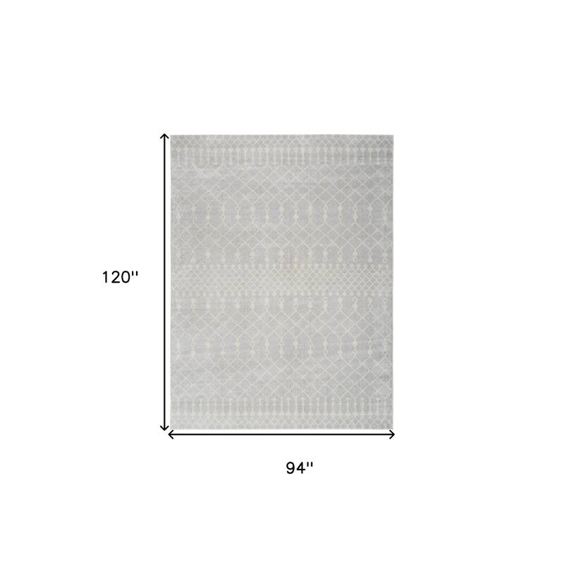 Power Loomed Abstract Modern Area Rug