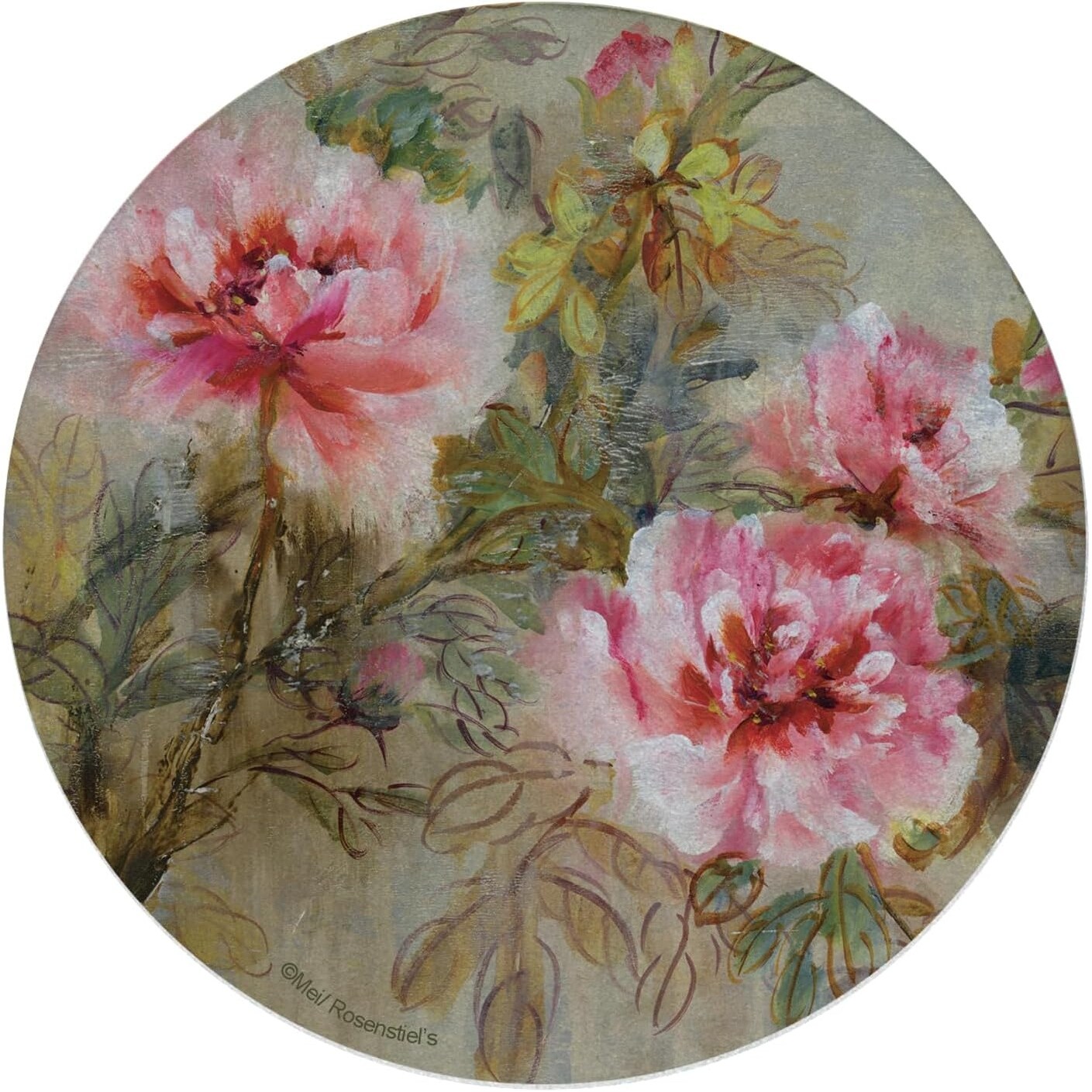 Nambe Sandstone Coasters, Set of 4 - 4.75" L x 4.75" W x 0.75" H
