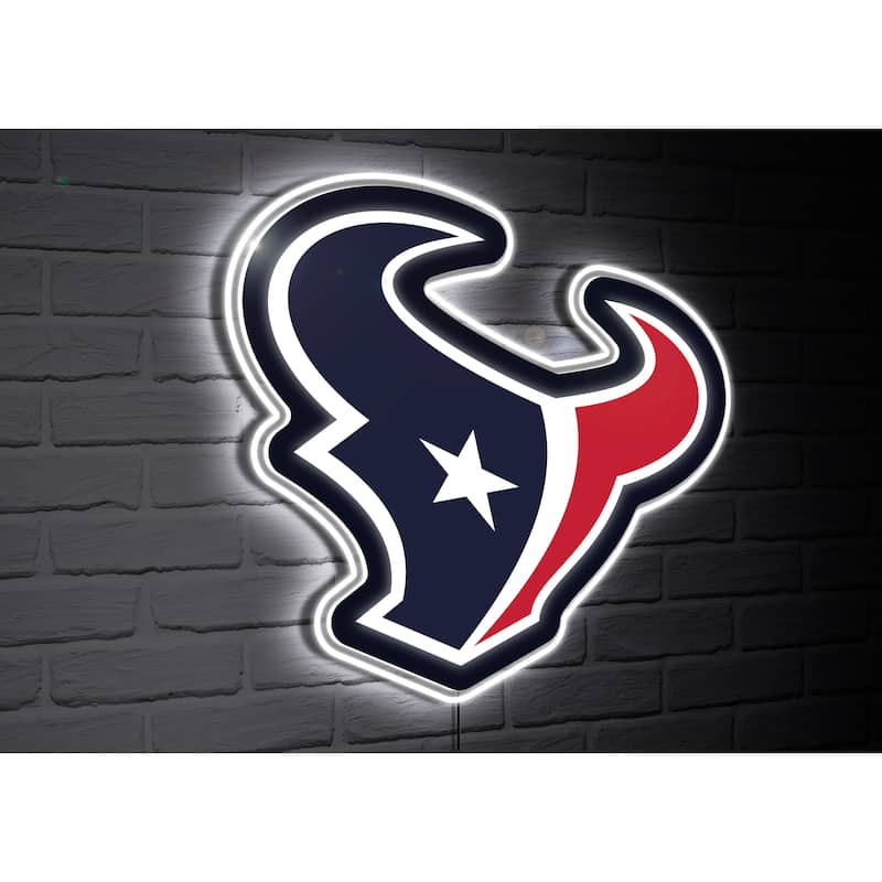Houston Texans Team Logo LED Wall Decor Lighted Sign