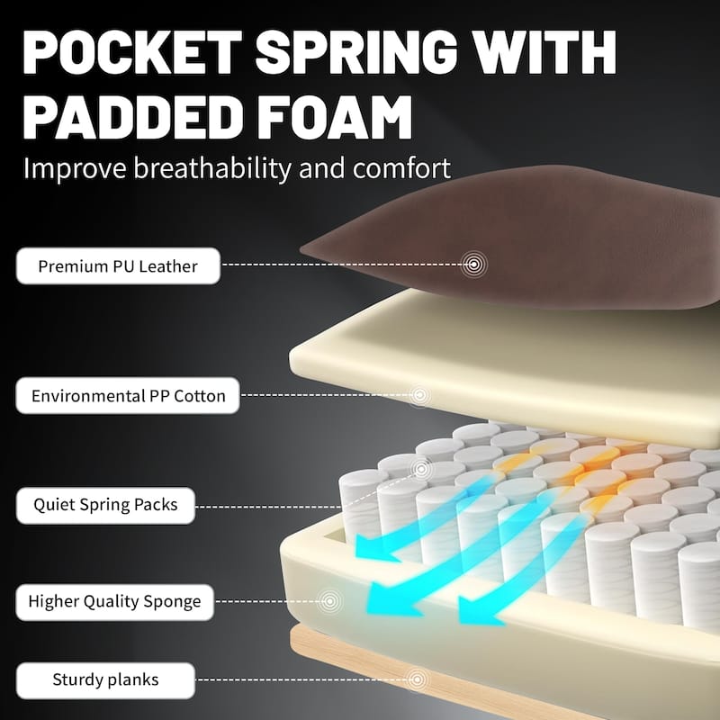 600LBS Big and Tall Office Chair for Heavy People, Extra Wide Seat and Adjustable Lumbar, Executive Chair with High Back