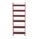 preview thumbnail 8 of 6, 6-Tier Rolling Storage Cart Kitchen Bathroom Metal Shelving Rack