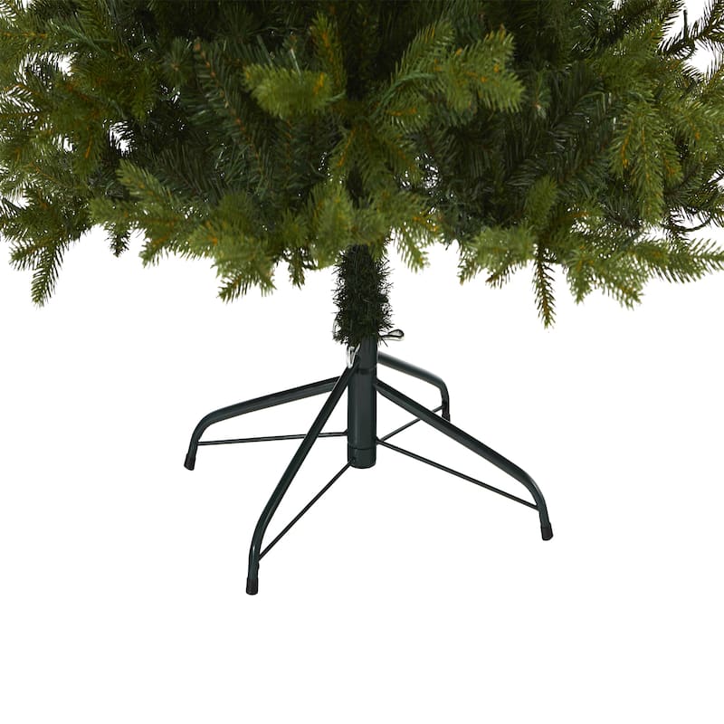 7' Belgium Fir Artificial Christmas Tree, Unlit - 7 Foot