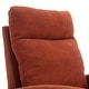 preview thumbnail 10 of 14, Upholstered Recliner Swivel Glider with Side Bag