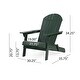 preview thumbnail 12 of 44, Malibu Outdoor Acacia Wood Adirondack Chair by Christopher Knight Home