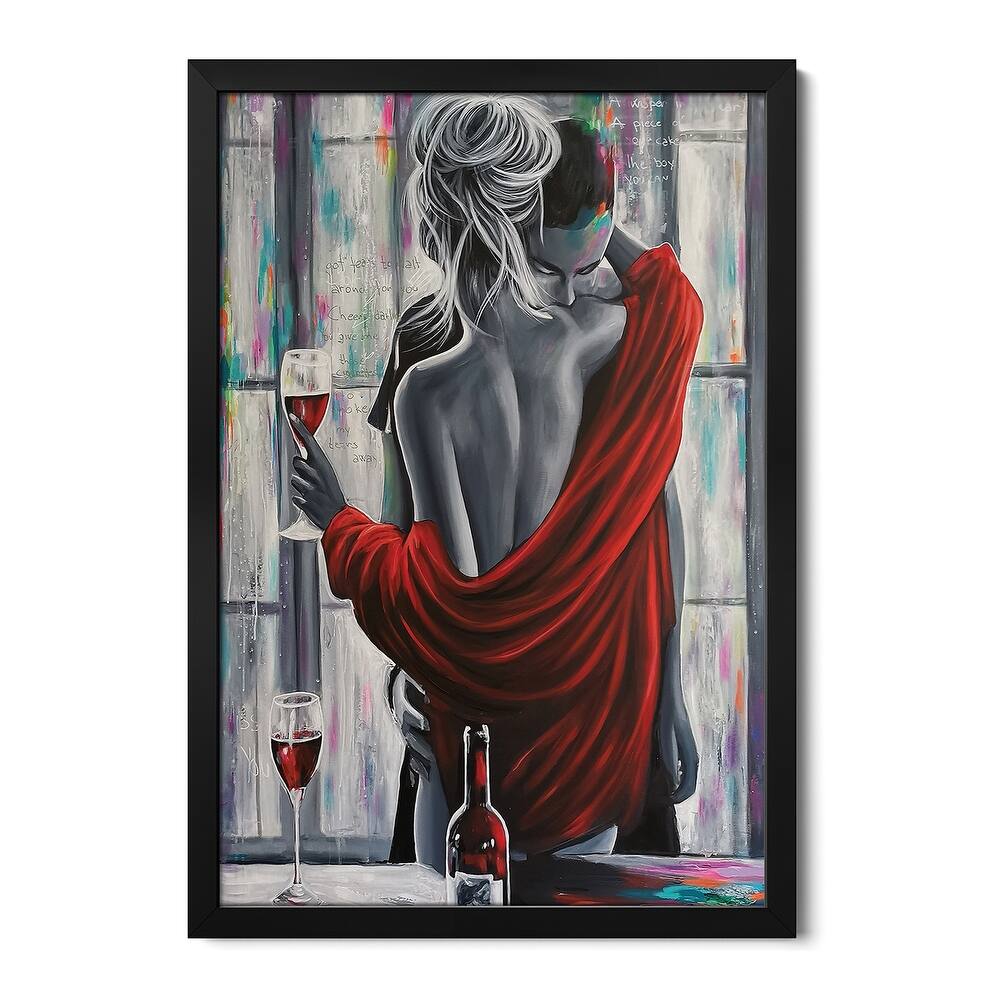 Red Red Wine Premium Framed Poster by Natmir Lura