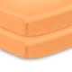 preview thumbnail 26 of 38, BreathableBaby All-in-One Fitted Sheet & Waterproof Cover for 38" x 24" Mini Crib Mattress (2-Pack) Coral