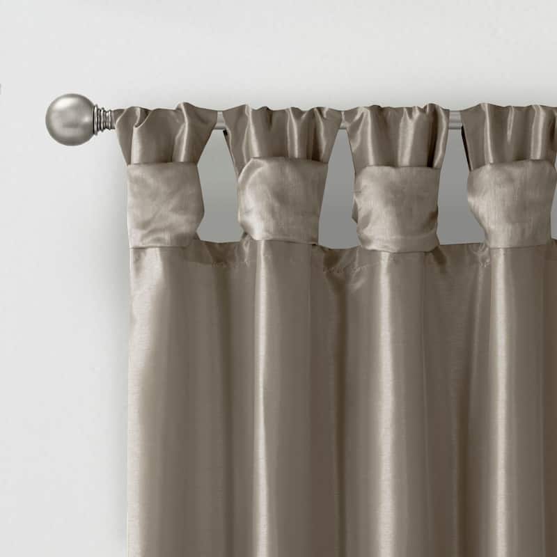 Madison Park Natalie Twisted Tab Lined Single Curtain Panel