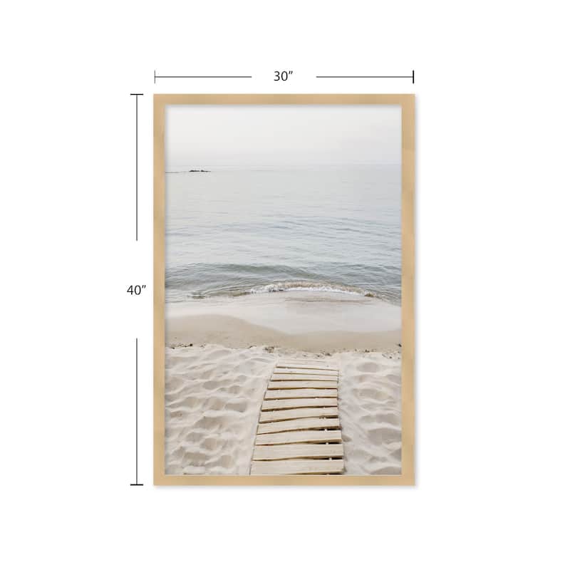 "To the sea" Framed Textured Wall Art