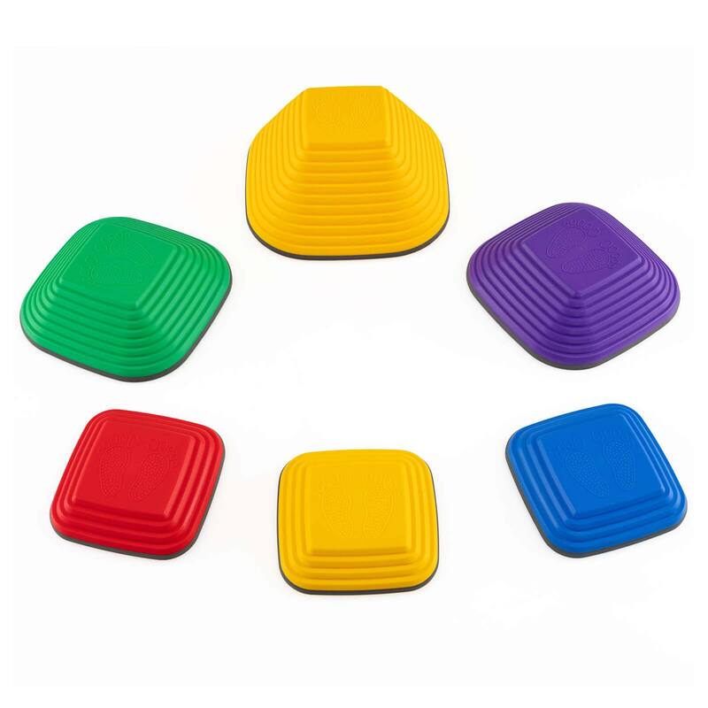 6 PCS Stepping Stones Non-Slip Toddler Sensory Balance Blocks - 6 pcs - 6 pcs