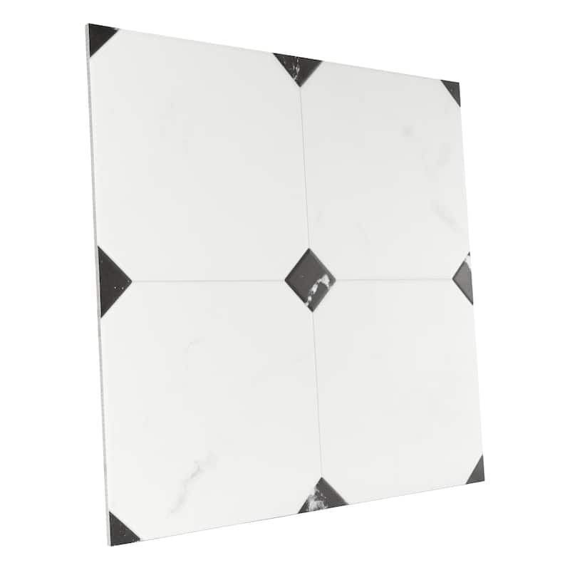 Merola Tile Betera Blanco 22-3/4" x 22-3/4" Porcelain Floor and Wall Tile