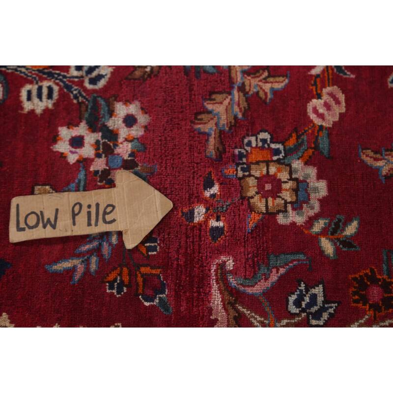 Floral Kashmar Persian Antique Area Rug Handmade Wool Carpet - 10'3"x 12'10"