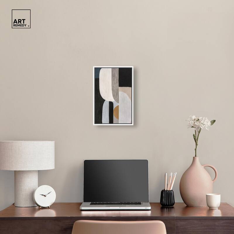 Interlocking Segments II Canvas by Art Remedy