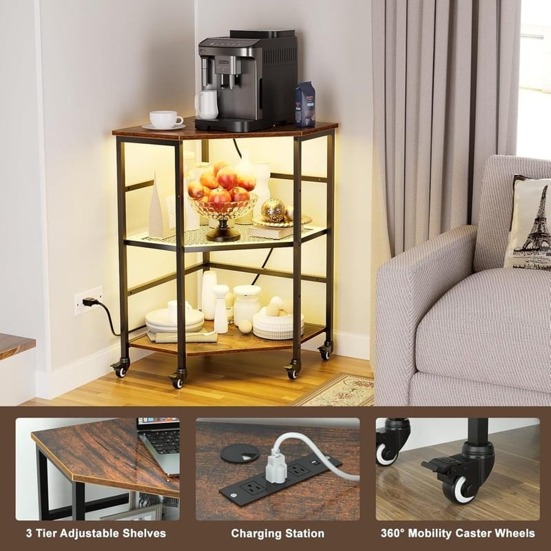 Corner Printer Stand Table