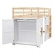 preview thumbnail 8 of 7, Twin Loft Bed with Wardrobe & Windows - Natural/White