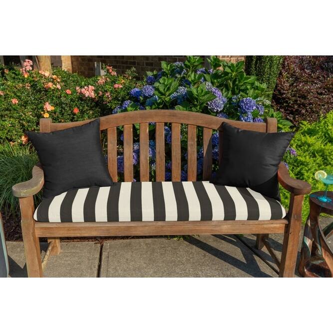 Sunbrella® Solid Fabric 1-Piece Indoor/Outdoor Square Throw Pillow, 20"W x 20"L, Canvas Macaw