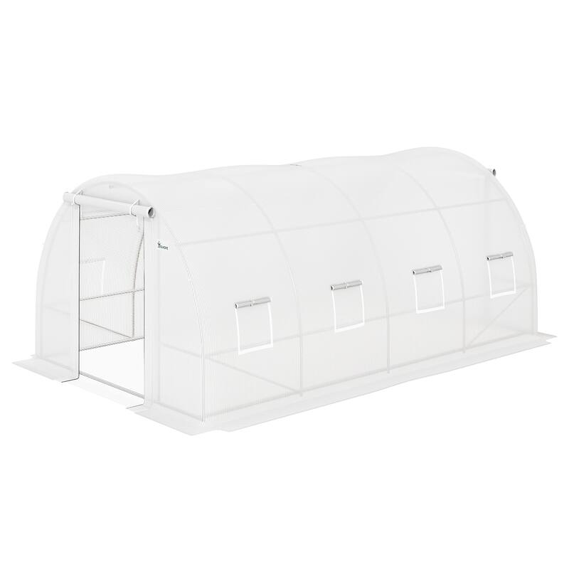 Moasis Greenhouse with Steel Frame, PE Cover