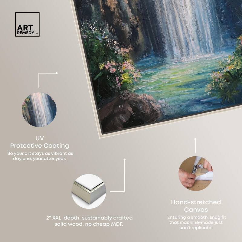 Hidden Falls I Canvas by Art Remedy