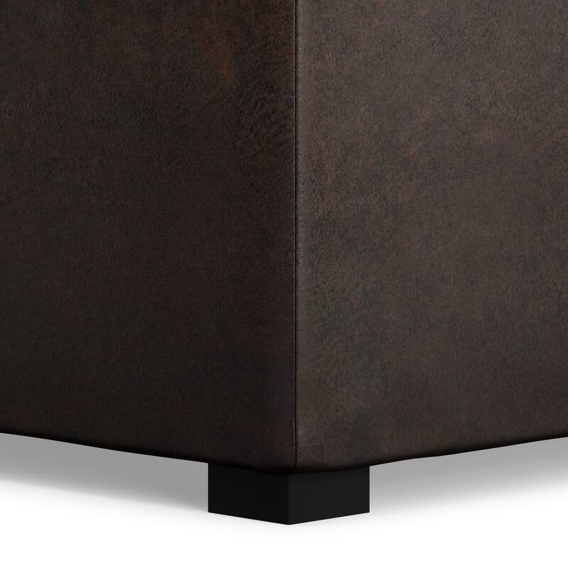 WYNDENHALL Franklin Wide Contemporary Table Ottoman