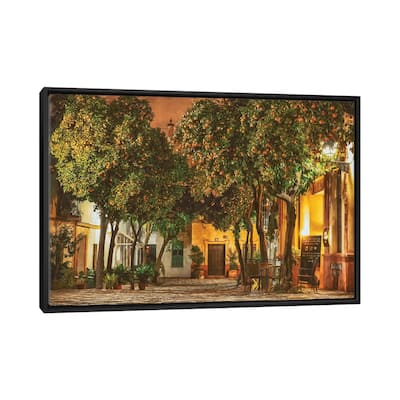 iCanvas "Night in Sevilla" by Lars van de Goor Framed