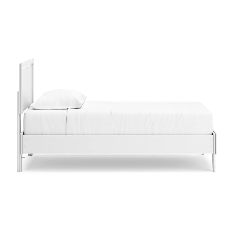 Signature Design by Ashley Hallityn White Panel Platform Bed