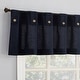 preview thumbnail 20 of 22, Archaeo Cotton Blend Button Tab Top Cafe Curtain Pair