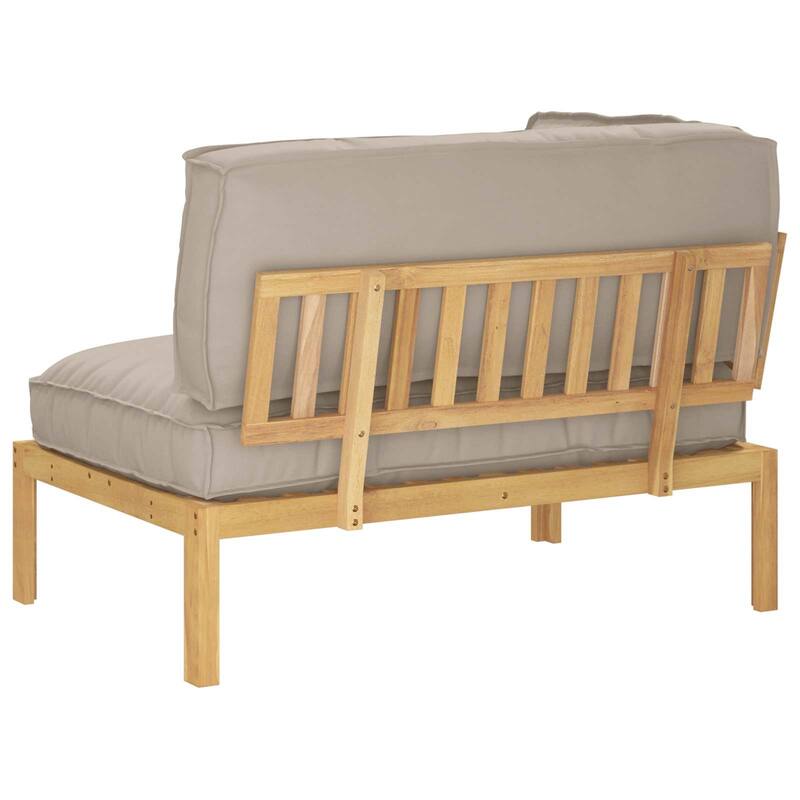 vidaXL Sofa Set in Solid Acacia Wood