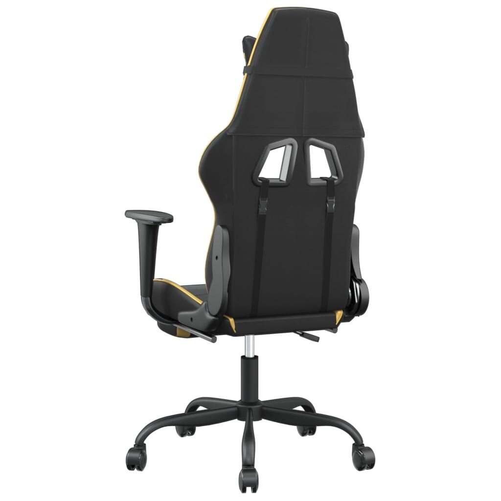 Gaming chair black on sale and gold