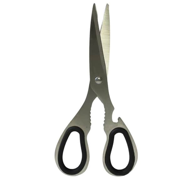 Multi Purpose Stainless Steel Kitchen Shears with Bottle Opener and Nut