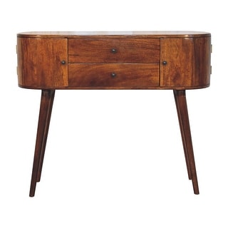 Artisan Furniture Solid Wood Grove Chestnut Console Table