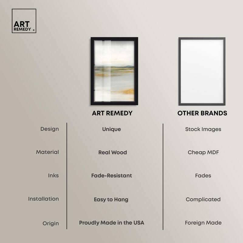 Misty Expanse I Shadowbox by Art Remedy