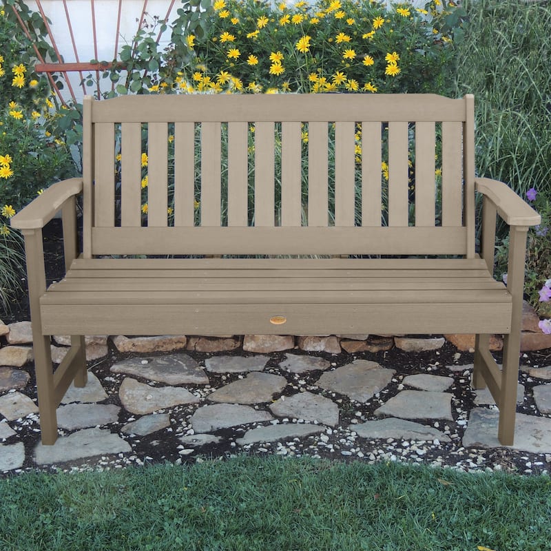 HIGHWOOD Lehigh 5-foot Eco-friendly Synthetic Wood Garden Bench