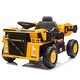 preview thumbnail 9 of 18, Remote-Controlled 12V Kids Dump Truck with Multimedia, Volume Adjustment, and Electric Dump Bed for Children 3-5