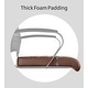 preview thumbnail 17 of 38, Office Chair With Arms Stools For Counter Height Bar Office Wheels PU Leather Rest Tilt Swivel Work Office Standing Desk