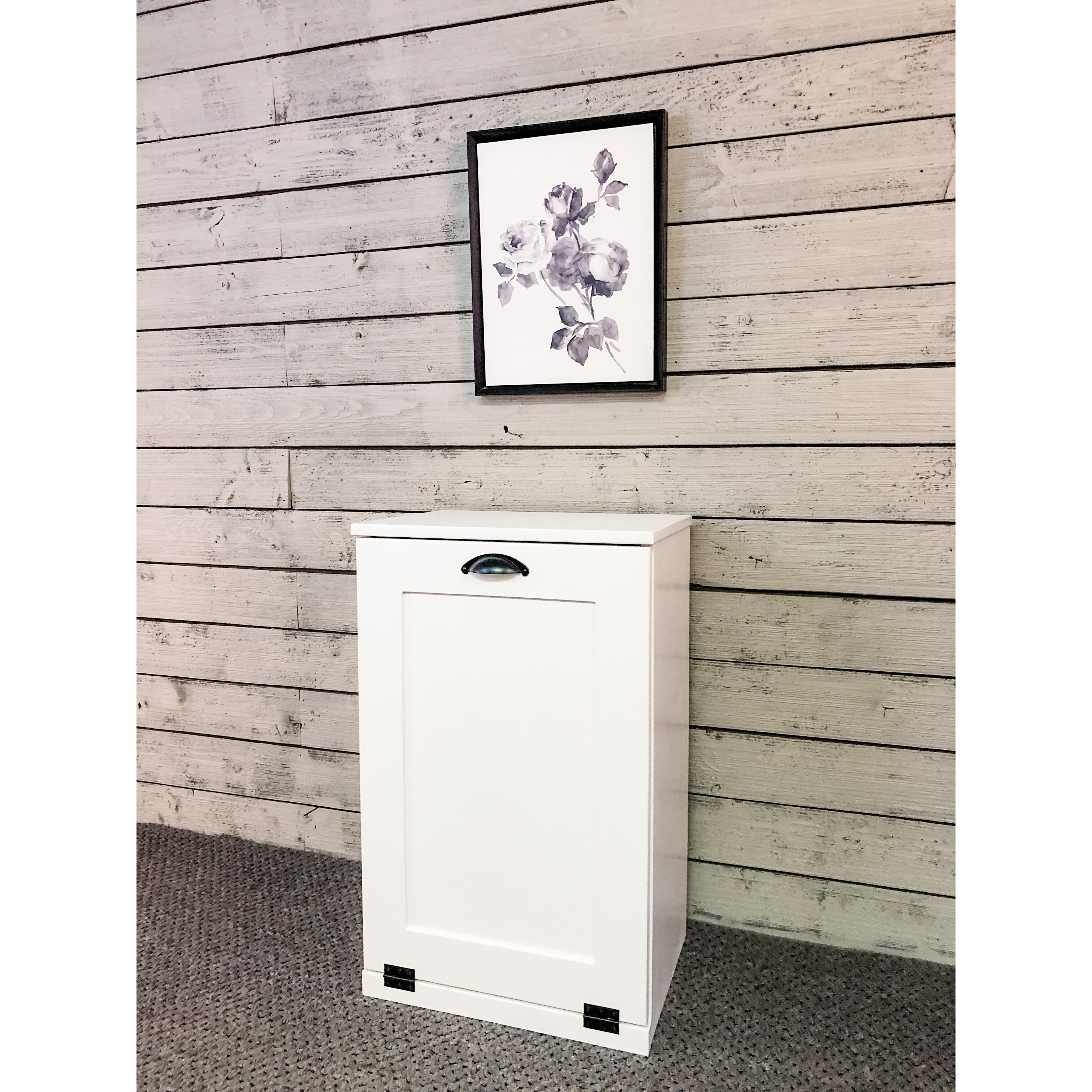 Shop Tilt Out Trash Cabinet 28 5 In Tall 10 Gal On Sale Overstock 31047528