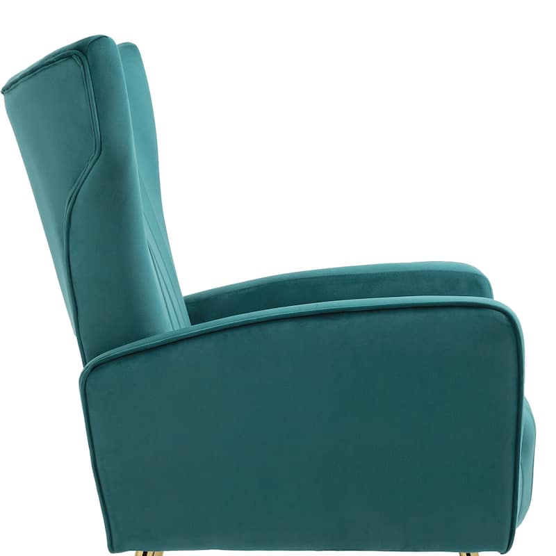 Upholstered Wingback Accent Chair - 26.4"W x 37.8"H x 32.6"D