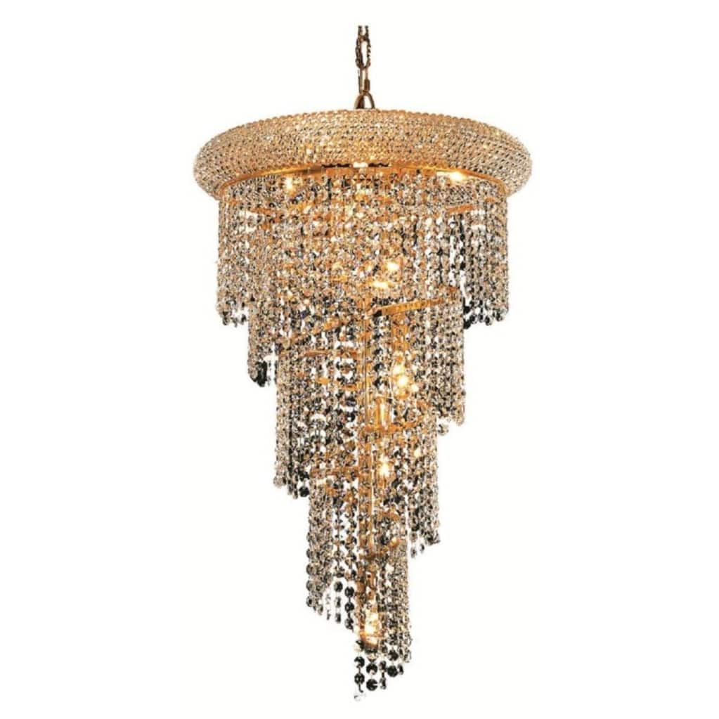 Fleur Illumination 8 light Gold Pendant
