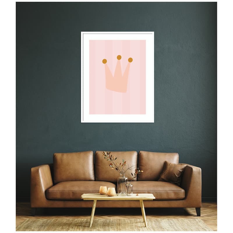 Kate and Laurel Crown by Laura Moss Framed Wall Art Print