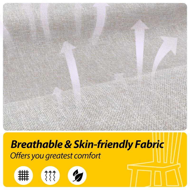 AAAAAcessories 17 in. X 16 in.Indoor Strap Non-slip Chair Cushion for Multi-scenario Setups (2 Pack) - N/A