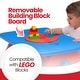 preview thumbnail 2 of 3, Disney Mickey Mouse 4 Seat Activity Picnic Table with Umbrella and LEGO Compatible Tabletop