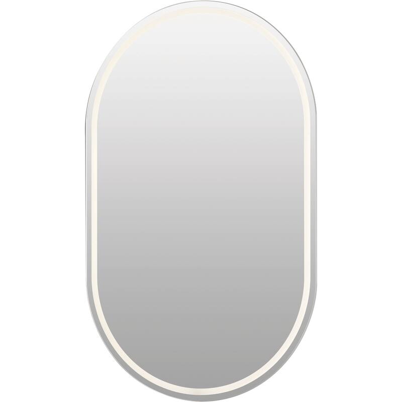 Elan Menillo 38.5 inch LED Vanity Mirror with Etched Glass