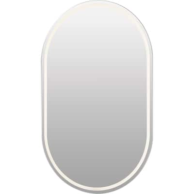 Elan Menillo 38.5 inch LED Vanity Mirror with Etched Glass