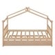 preview thumbnail 3 of 10, Space-Saving Twin Size House Bed with Twin Trundle - Functional Design