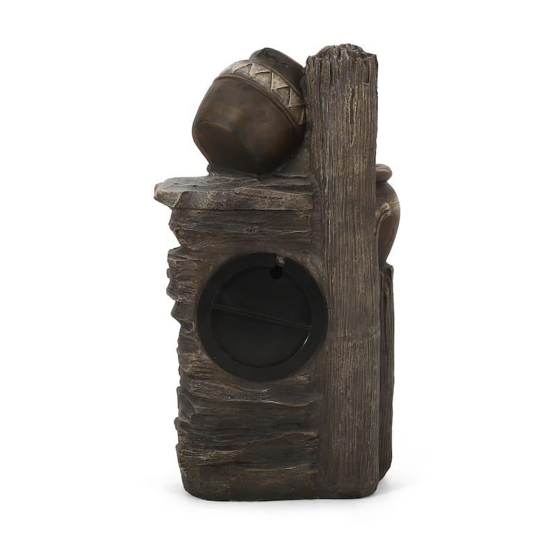 Bartow Outdoor Tier Jar Fountain Outdoor 4 by Christopher Knight Home
