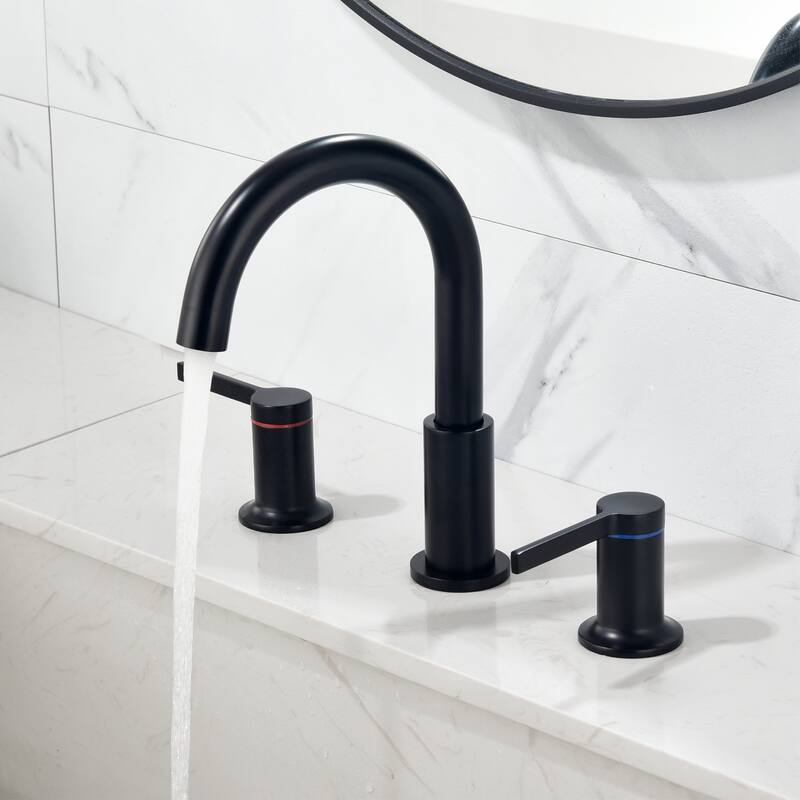 Topcraft 3 Colors 2-Handle Widespread Bathroom Sink Faucet