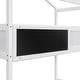 preview thumbnail 18 of 16, Twin over Full House Bunk Bed with Storage and Blackboard